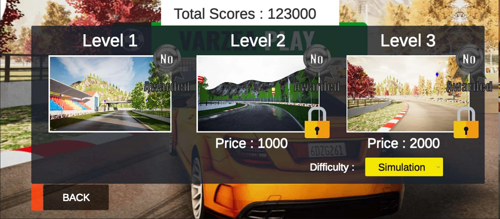 瓦爾澤亞賽車游戲截圖2