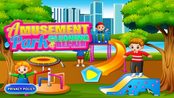 游乐园清洁和修理(3)