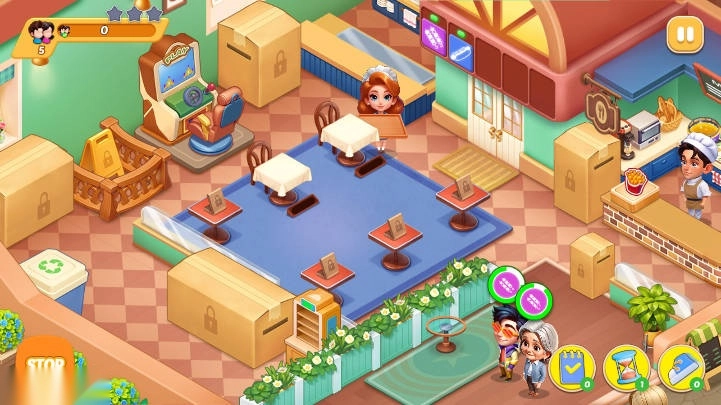 开心厨房冲刺无限货币版图3