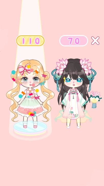 芭比娃娃装扮派对少女换装