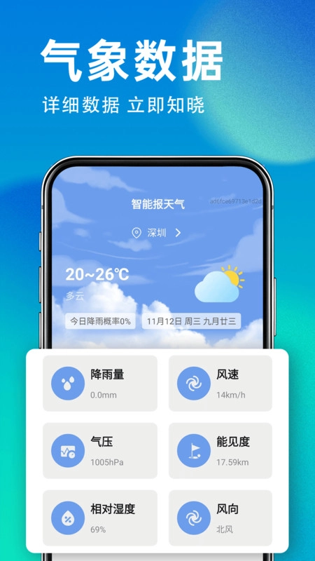 智能报天气