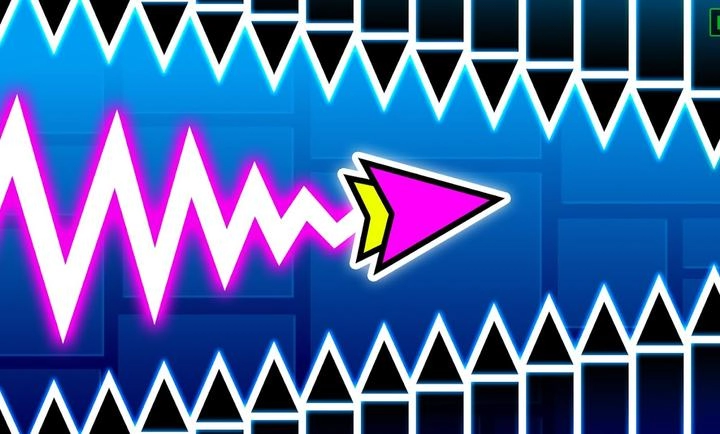 波浪冲刺几何箭头图2