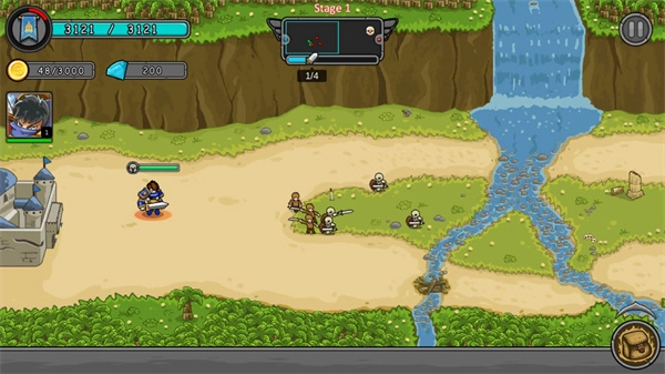 保卫战英雄王国大战汉化版图1