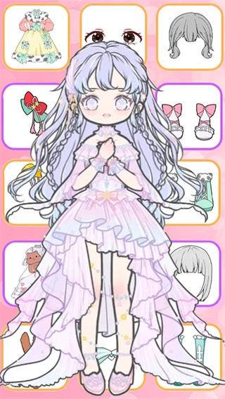 粉彩少女学院派图1