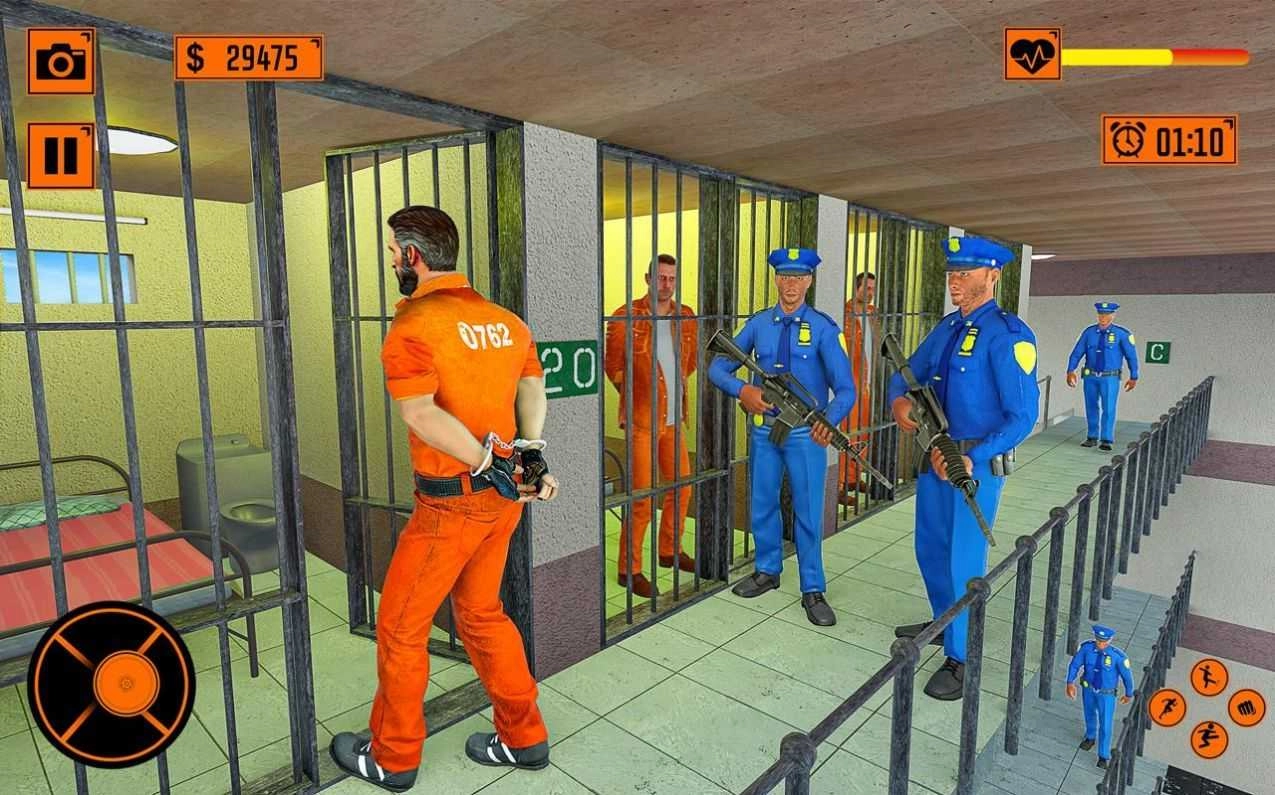 越狱逃脱模拟器(Grand Police Prison Jail Break)(2)