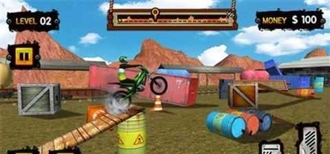 疯狂特技摩托车截图1
