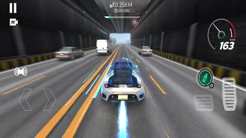 豪车街道竞速游戏