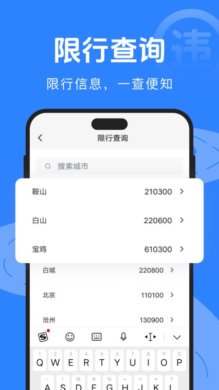驾驶违规快查通