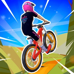跳跃骑行小游戏