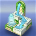 流水喷泉3D拼图游戏