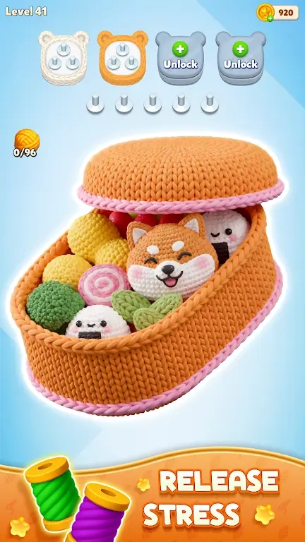 3D羊毛拼图小游戏(WoolPuzzle3D)图2