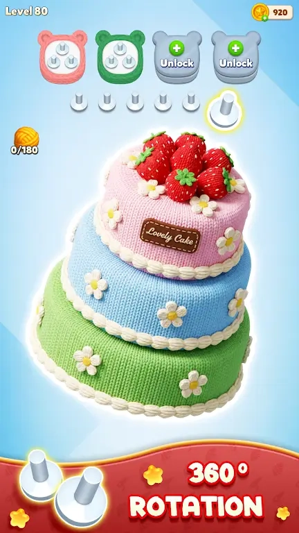 3D羊毛拼图小游戏(WoolPuzzle3D)图1