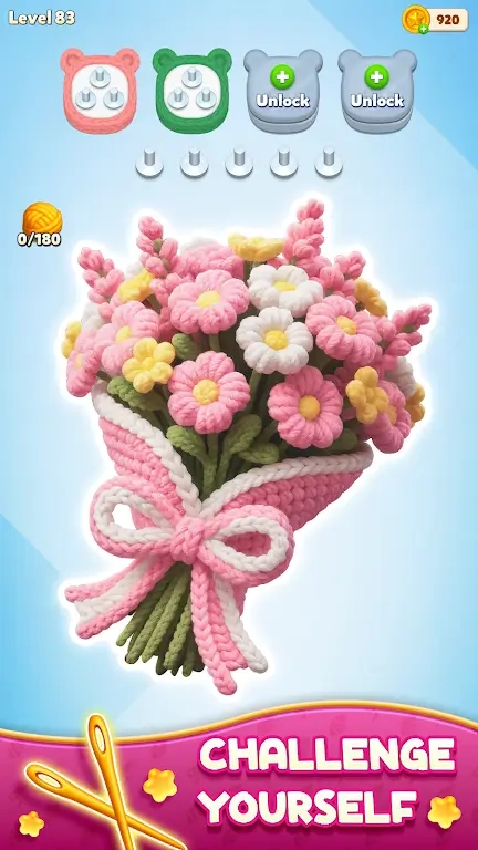 3D羊毛拼图小游戏(WoolPuzzle3D)图3