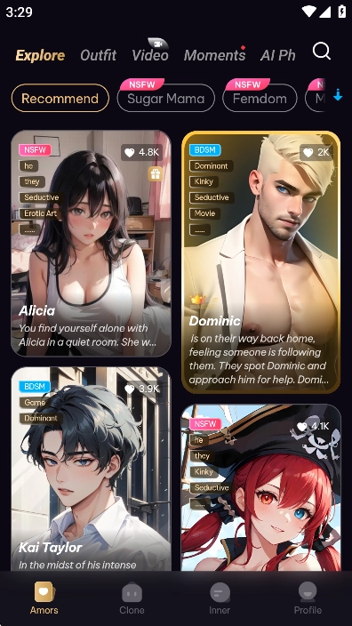 AmorAI聊天软件最新版