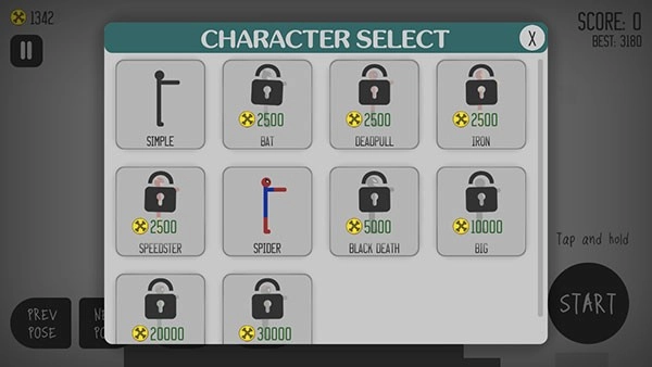 杀死火柴人菜单版