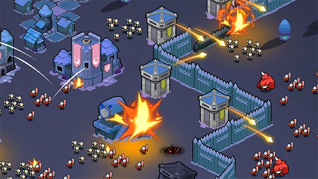 夜幕王國邊境塔防截圖0