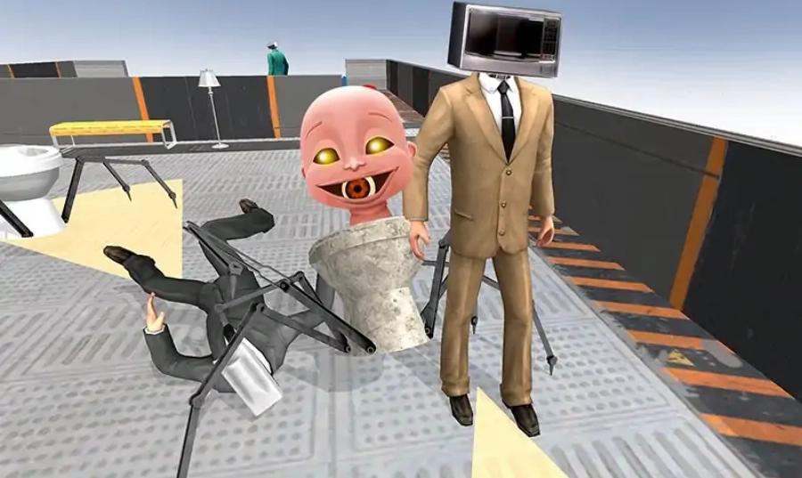 马桶人躲猫猫(3)