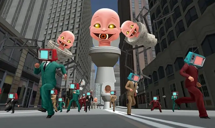 马桶人躲猫猫(1)