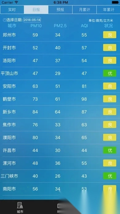 河南省空气质量(空气质量查询工具)  手机版图2