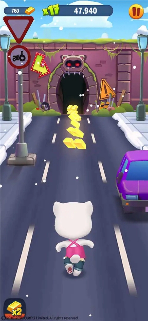 汤姆猫跑酷正版(1)