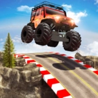 坡道怪物卡车3d(Monster truck game: Impossible Car Stunts 3D)