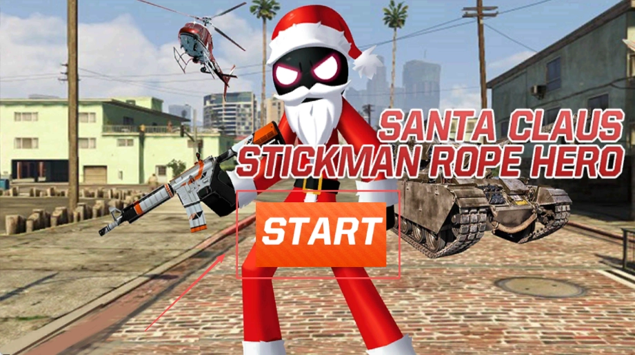 圣诞老人绳索英雄(Santa Claus Stickman)图3