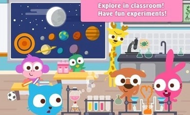 泡泡兔梦幻小镇学校截图2