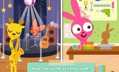 泡泡兔梦幻小镇学校截图1