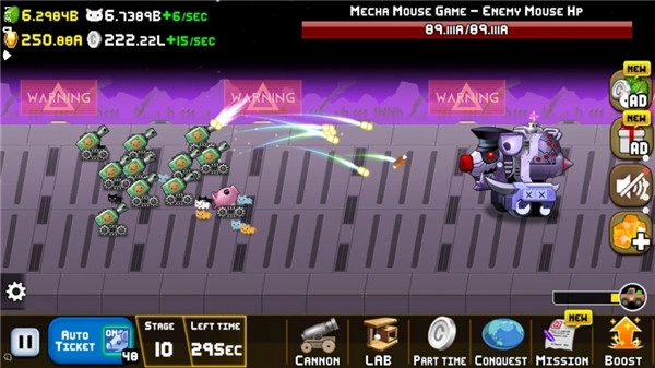 貓咪加農炮 Idle Cat Cannon-截圖3