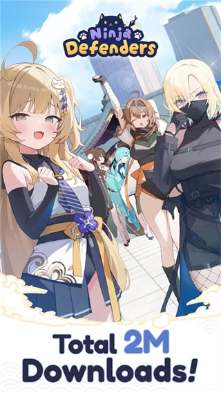 忍者喵喵保卫村庄最新版图1