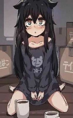 在阴暗的房间中和独孤的女孩子图2