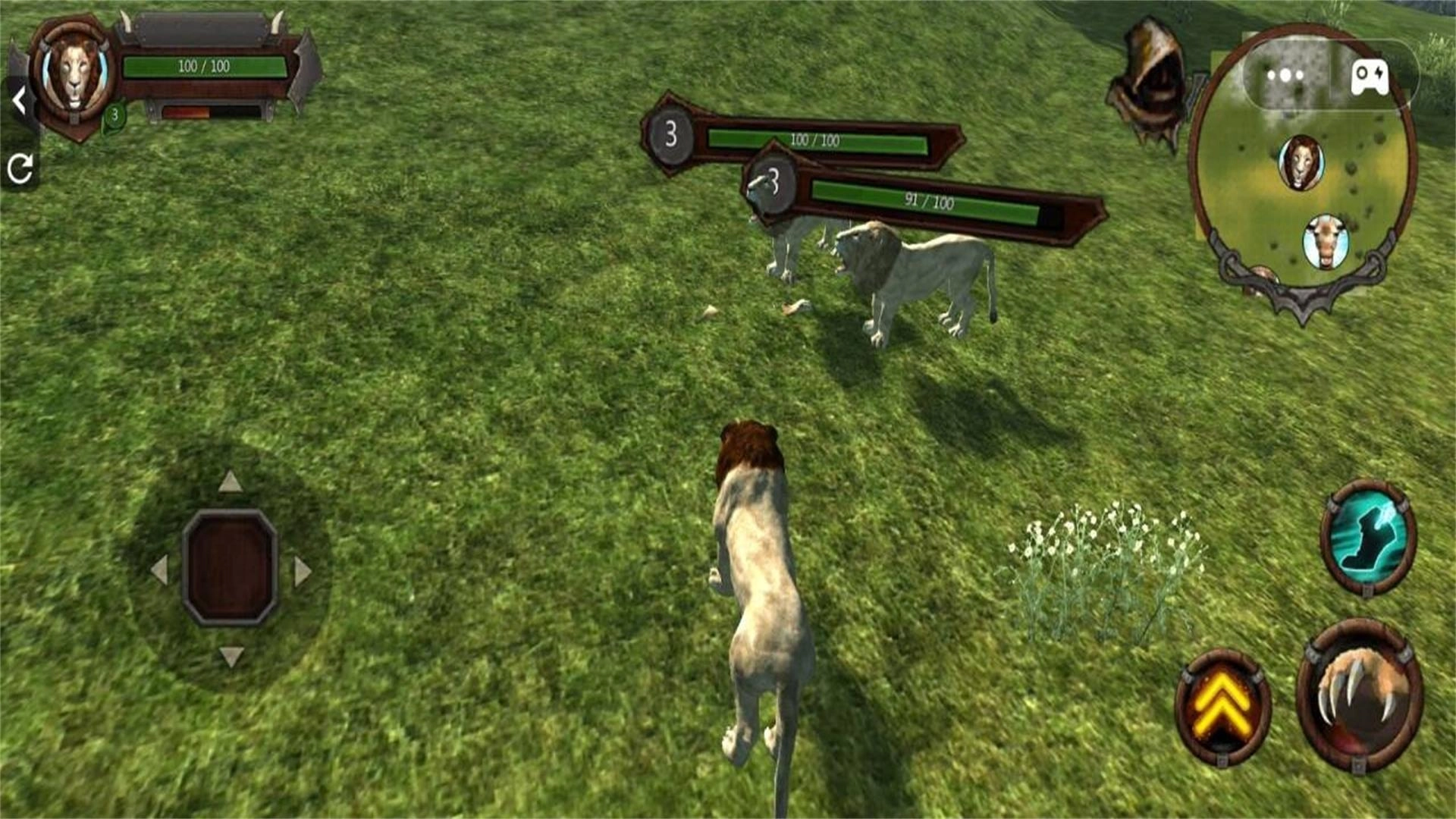 模拟狮子捕猎战场1