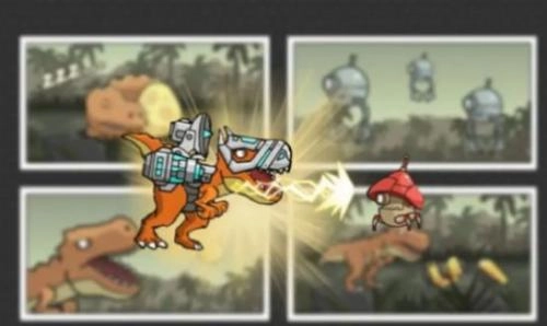 霸王龙vs机器人(2)