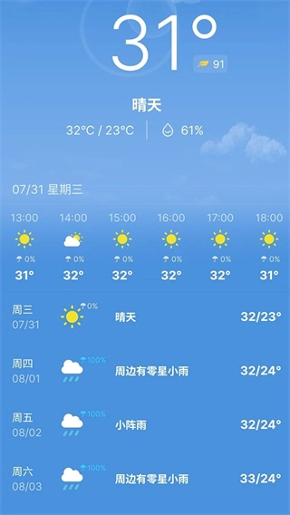 精灵天气预告截图3