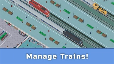 放置列车帝国大亨(Idle Train Empire Tycoon)截图1