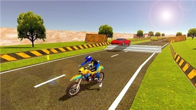 汽车大战摩托图2