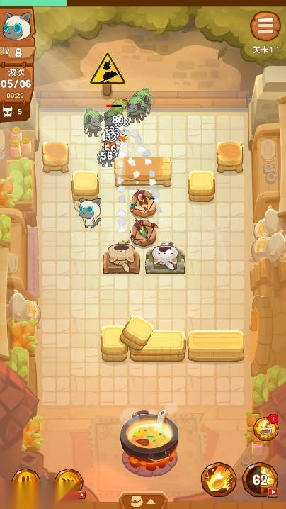 猫咪厨师防御钻石免广告版图3