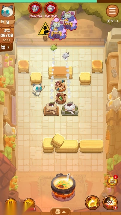 猫咪厨师防御钻石免广告版图4