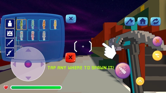 太空3d像素世界安卓截图1