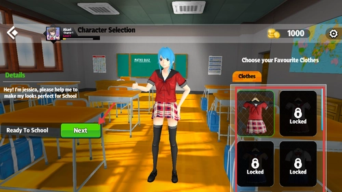 校园恋爱模拟器(High School Love Sim Life Game)图2