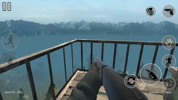 疯狂扫射丧尸生存(敌人不攻击)图1