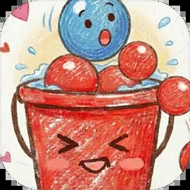 彩球瀑布画线物理益智