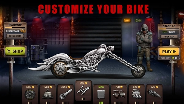 死亡山赛车僵尸攀爬最新版图5