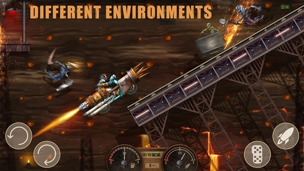 死亡山赛车僵尸攀爬最新版图2