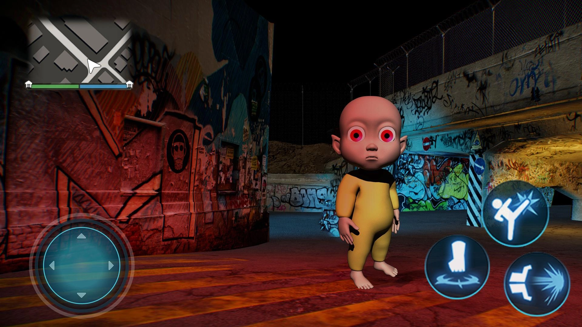 黄衣绳索婴儿游戏安装(2)