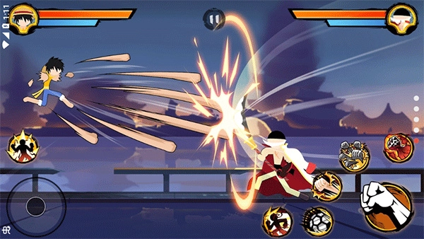 火柴人海贼王格斗截图1