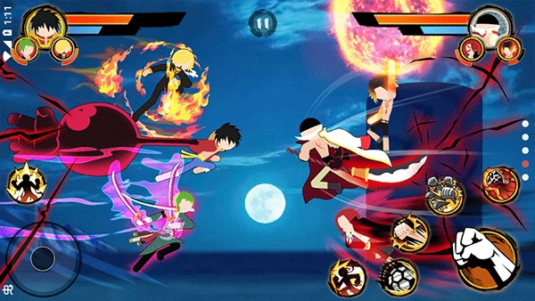 火柴人海贼王格斗截图2