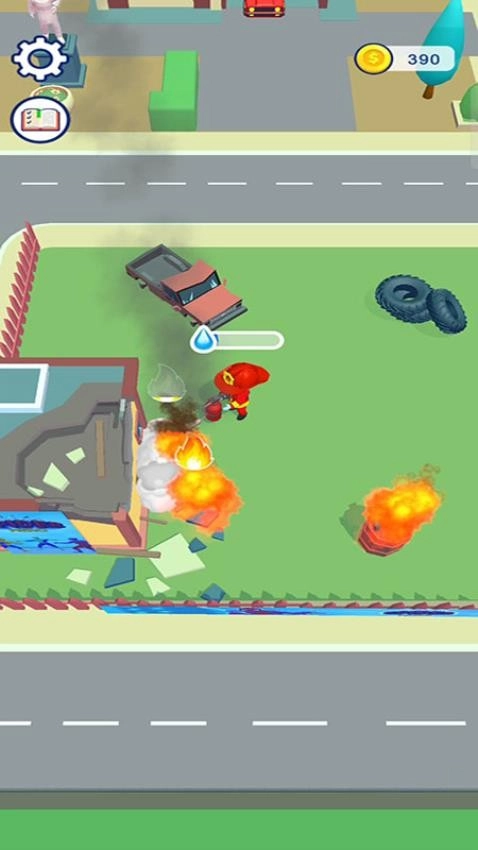 消防车救援驾驶游戏(3)