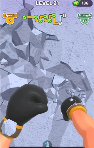 打碎墙壁游戏截图1