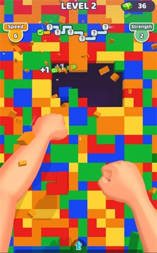 打碎墙壁游戏截图2